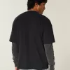 Boxig tungvikts Tokyo grafisk t-shirt