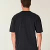 Boxig tungviktstjärna utsmyckad besättning T-shirt Boxig tungviktstjärna utsmyckad besättning T-shirt