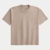 Boxig tungviktstvättad bomull T-shirt Boxig tungviktstvättad bomull T-shirt
