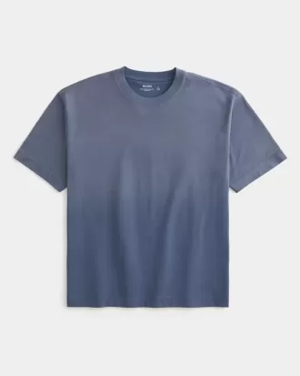 Boxig tungviktstvättad Crew T-shirt