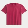 Boxig tungviktstvättad Crew T-shirt