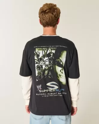 Boxig WWE SummerSlam grafisk t-shirt
