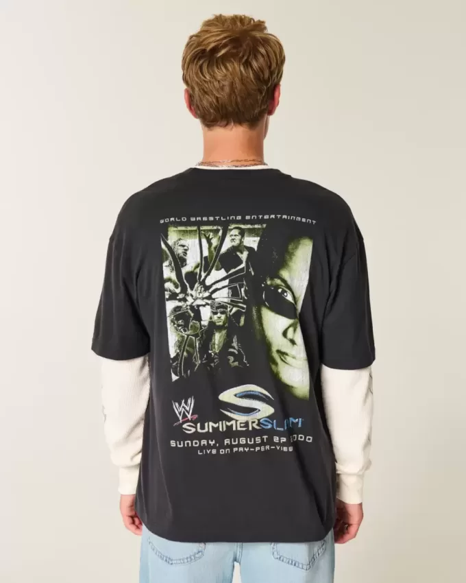 Boxig WWE SummerSlam grafisk t-shirt Boxig WWE SummerSlam grafisk t-shirt