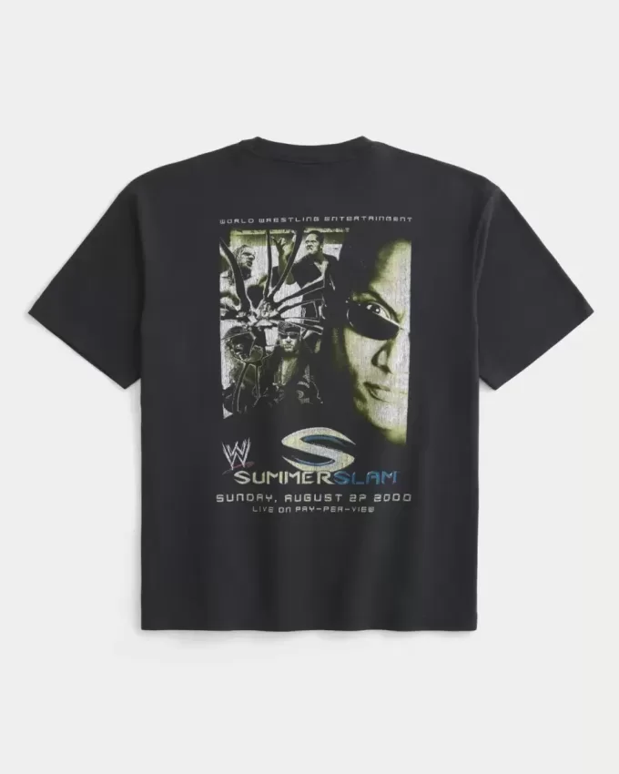 Boxig WWE SummerSlam grafisk t-shirt Boxig WWE SummerSlam grafisk t-shirt