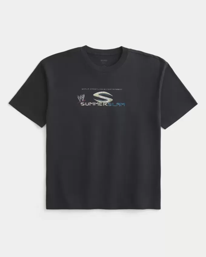 Boxig WWE SummerSlam grafisk t-shirt Boxig WWE SummerSlam grafisk t-shirt