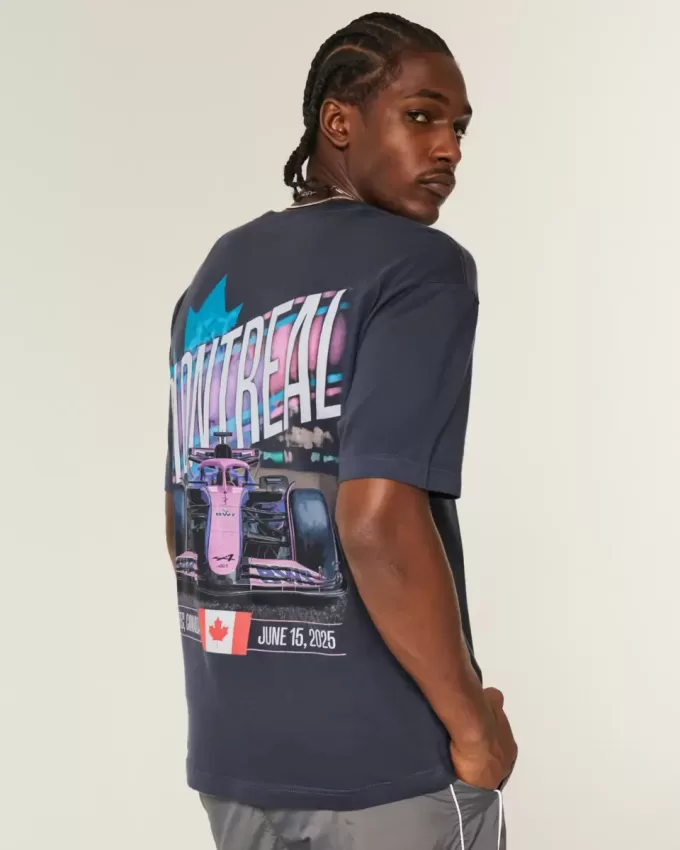 Boxy BWT Alpine Formula One Team Graphic Tee Boxy BWT Alpine Formula One Team Graphic Tee