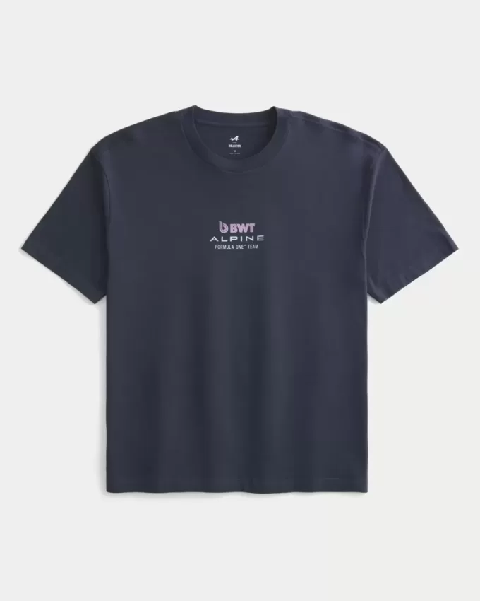 Boxy BWT Alpine Formula One Team Graphic Tee Boxy BWT Alpine Formula One Team Graphic Tee