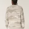 Boxy Camo Crew tröja Boxy Camo Crew tröja