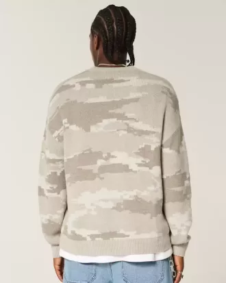 Boxy Camo Crew tröja