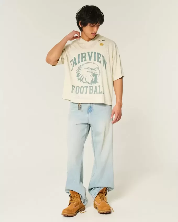 Boxy Crop Fairview grafisk fotbollströja