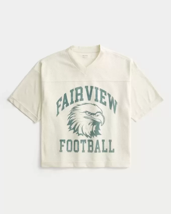 Boxy Crop Fairview grafisk fotbollströja