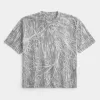 Boxy Crop Heavyweight Camo Crew T-shirt Boxy Crop Heavyweight Camo Crew T-shirt