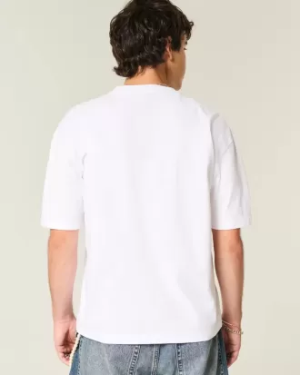 Boxy Crop Heavyweight Crew T-shirt