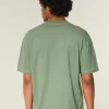Boxy Crop Heavyweight Washed Crew T-shirt Boxy Crop Heavyweight Washed Crew T-shirt