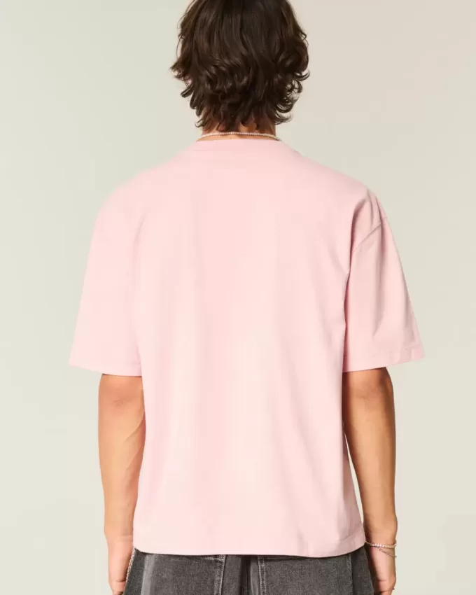 Boxy Crop Heavyweight Washed Crew T-shirt Boxy Crop Heavyweight Washed Crew T-shirt
