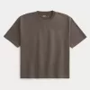 Boxy Crop Heavyweight Washed Crew T-shirt Boxy Crop Heavyweight Washed Crew T-shirt