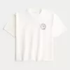 Boxy Crop Looney Tunes Taz grafisk t-shirt