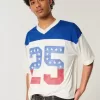 Boxy Crop Number Grafisk Jersey Boxy Crop Number Grafisk Jersey
