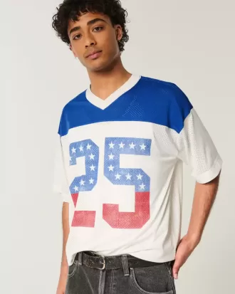 Boxy Crop Number Grafisk Jersey