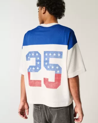 Boxy Crop Number Grafisk Jersey