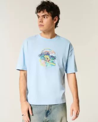 Boxy Crop SpongeBob SquarePants grafisk t-shirt