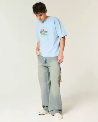 Boxy Crop SpongeBob SquarePants grafisk t-shirt