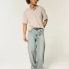 Boxy Crop Washed Polo Boxy Crop Washed Polo