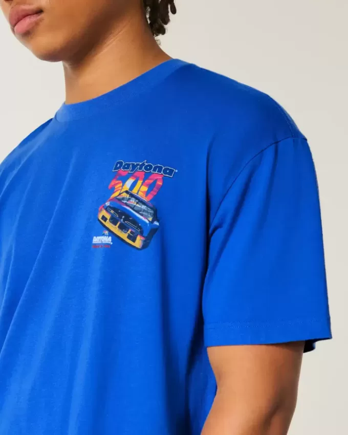 Boxy Daytona 500 grafisk t-shirt Boxy Daytona 500 grafisk t-shirt
