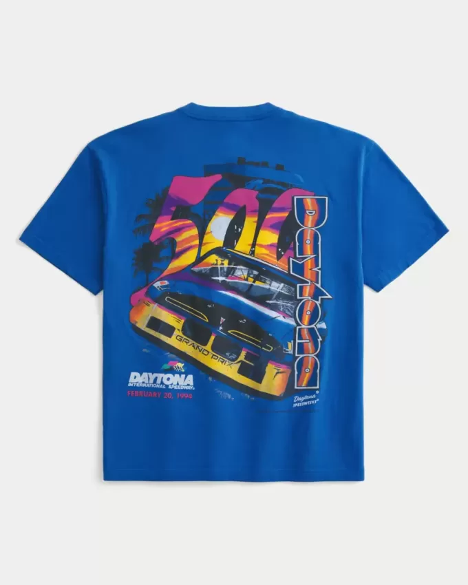 Boxy Daytona 500 grafisk t-shirt Boxy Daytona 500 grafisk t-shirt