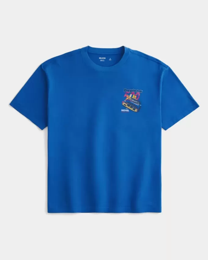 Boxy Daytona 500 grafisk t-shirt Boxy Daytona 500 grafisk t-shirt