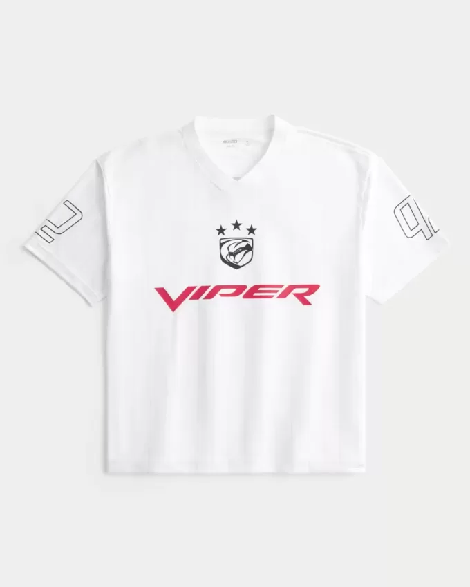 Boxy Dodge Viper grafisk fotbollströja Boxy Dodge Viper grafisk fotbollströja