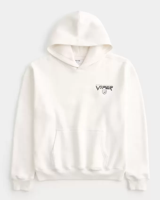 Boxy Dodge Viper Graphic Hoodie Boxy Dodge Viper Graphic Hoodie