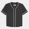 Boxy Dr Pepper Graphic baseballtröja Boxy Dr Pepper Graphic baseballtröja