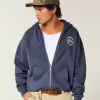 Boxy Ford Graphic Zip-Up Hoodie Boxy Ford Graphic Zip-Up Hoodie