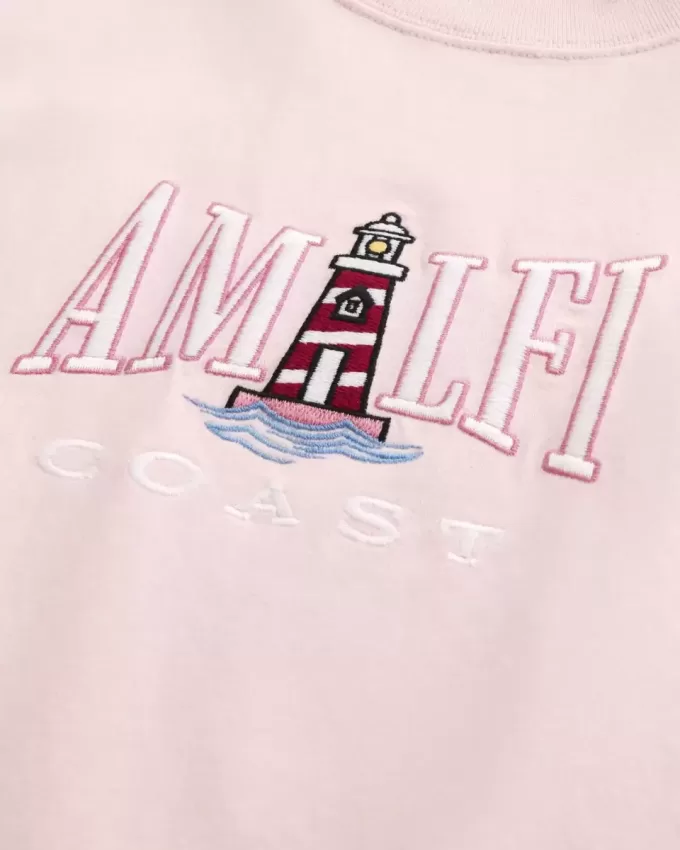 Boxy Heavyweight Amalfi Coast Grafisk T-shirt Boxy Heavyweight Amalfi Coast Grafisk T-shirt