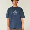 Boxy Heavyweight Athens grafisk t-shirt Boxy Heavyweight Athens grafisk t-shirt