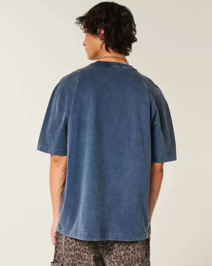 Boxy Heavyweight Athens grafisk t-shirt Boxy Heavyweight Athens grafisk t-shirt
