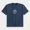 Boxy Heavyweight Athens grafisk t-shirt Boxy Heavyweight Athens grafisk t-shirt