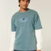 Boxy Heavyweight Costa Rica grafisk t-shirt Boxy Heavyweight Costa Rica grafisk t-shirt