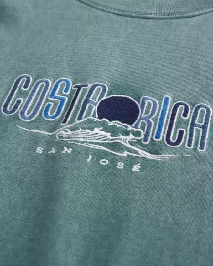 Boxy Heavyweight Costa Rica grafisk t-shirt Boxy Heavyweight Costa Rica grafisk t-shirt