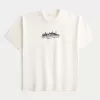 Boxy Heavyweight Croatia Grafisk T-shirt Boxy Heavyweight Croatia Grafisk T-shirt