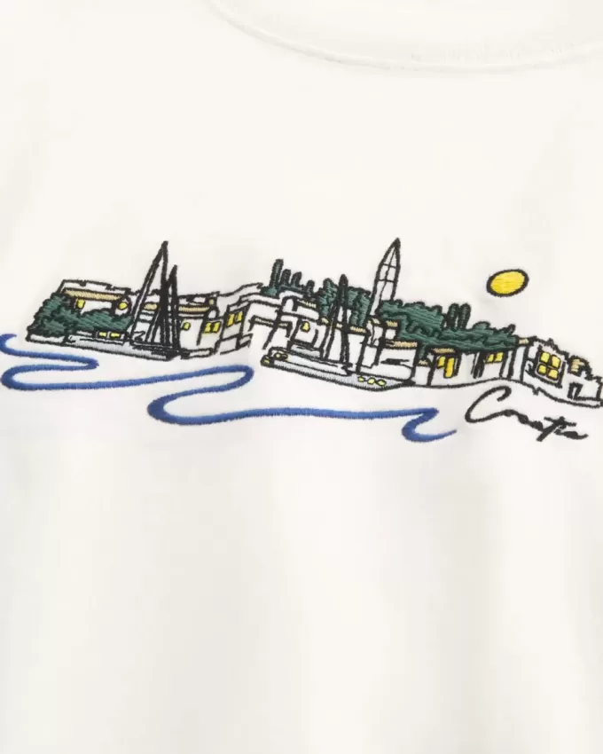 Boxy Heavyweight Croatia Grafisk T-shirt Boxy Heavyweight Croatia Grafisk T-shirt