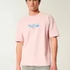 Boxy Heavyweight Hawaii grafisk t-shirt Boxy Heavyweight Hawaii grafisk t-shirt