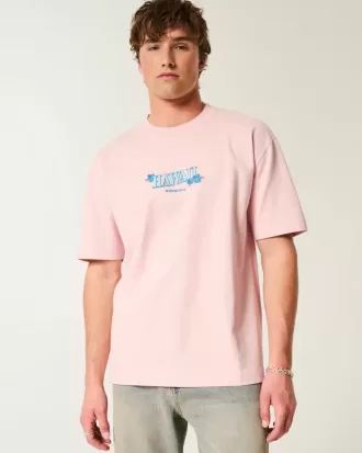 Boxy Heavyweight Hawaii grafisk t-shirt Boxy Heavyweight Hawaii grafisk t-shirt