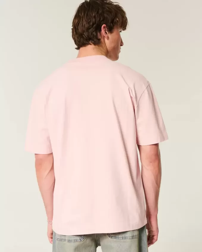 Boxy Heavyweight Hawaii grafisk t-shirt Boxy Heavyweight Hawaii grafisk t-shirt