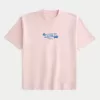 Boxy Heavyweight Hawaii grafisk t-shirt Boxy Heavyweight Hawaii grafisk t-shirt