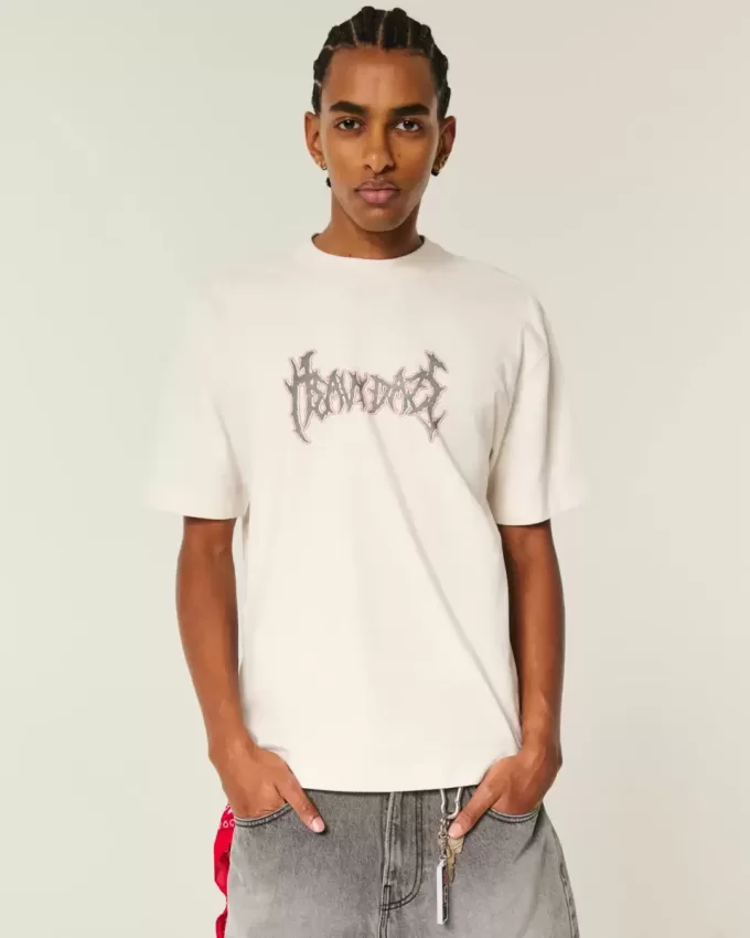 Boxy Heavyweight Heavy Daze Graphic Tee Boxy Heavyweight Heavy Daze Graphic Tee