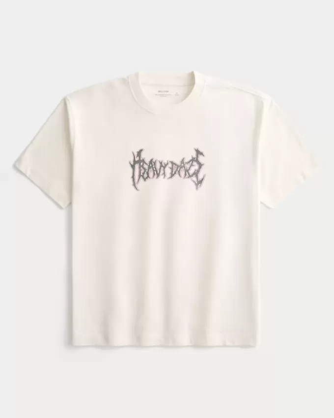 Boxy Heavyweight Heavy Daze Graphic Tee Boxy Heavyweight Heavy Daze Graphic Tee