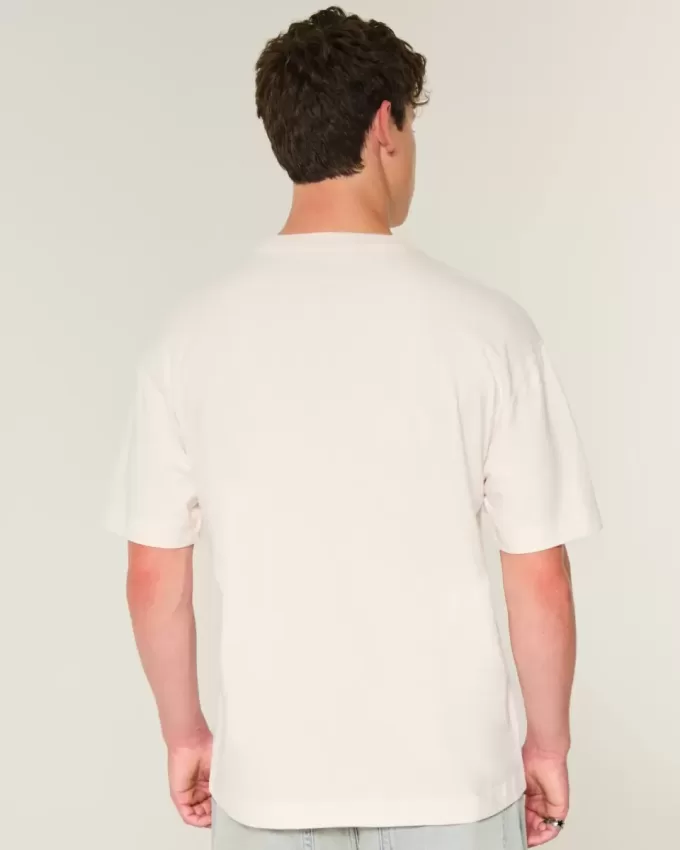 Boxy Heavyweight Newport Beach grafisk t-shirt Boxy Heavyweight Newport Beach grafisk t-shirt