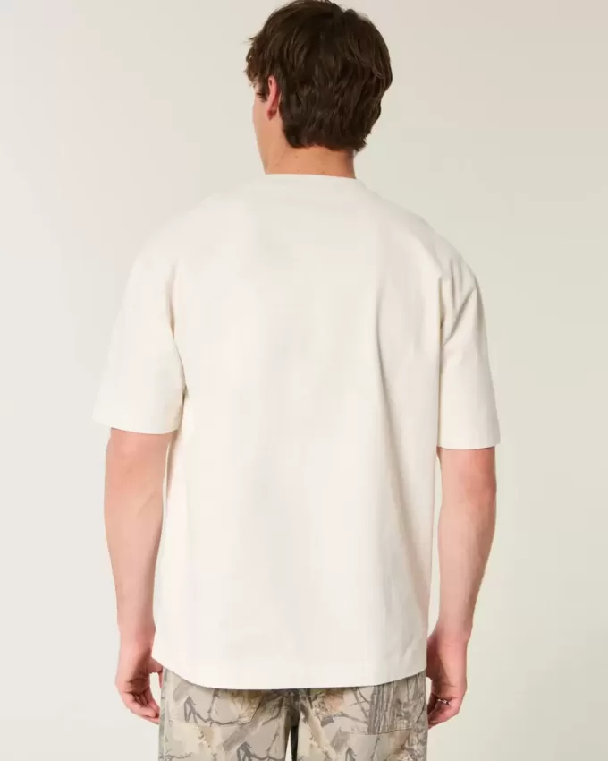 Boxy Heavyweight Outer Banks grafisk t-shirt Boxy Heavyweight Outer Banks grafisk t-shirt
